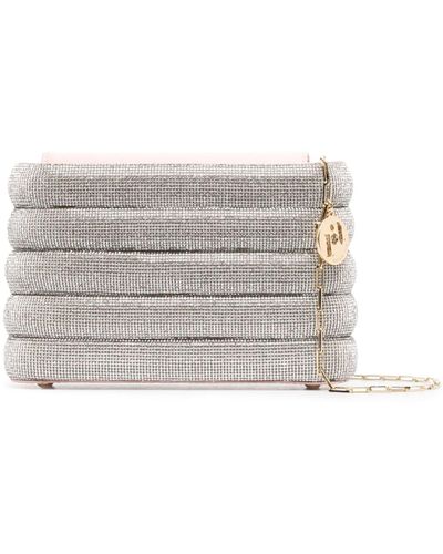 Rosantica Holli Favilla Crystal Cross Body Bag - Gray