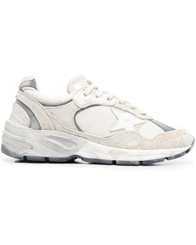 Golden Goose Dad-star Suede Trainers - White