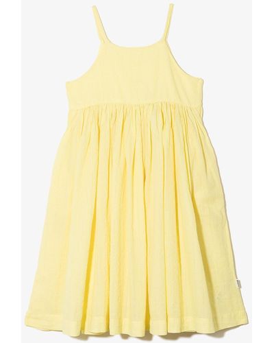Molo Kids Chrissie Cotton Dress - Yellow