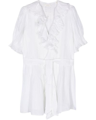 Doen Dôen - Piper Ruffled Mini Dress - White