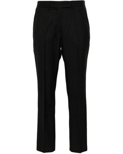 Racil Mick Wool Cropped Trousers - Black