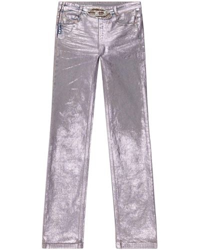 DIESEL 1989 D-mine Straight-leg Jeans - Grey