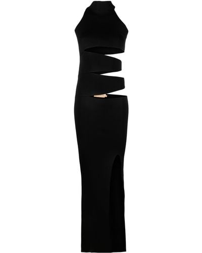 AYA MUSE Dione Cut-out Maxi Dress - Black