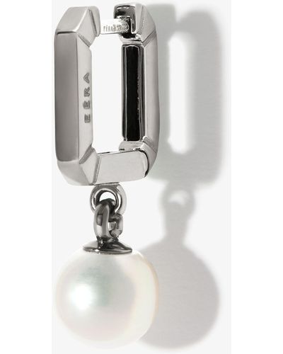 Eera Eéra - 18k White Gold Pearl Drop Earring