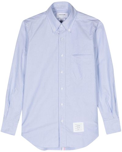 Thom Browne Light Cotton Shirt - Blue