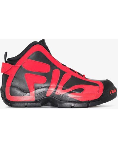 Y. Project X Fila Grant Hill Leather Sneakers - Red