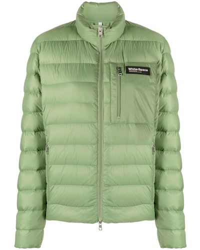 White/space Tate Feather Down Jacket - Green
