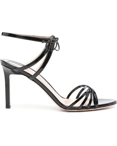 Tom Ford 85 Patent Leather Sandals - Black
