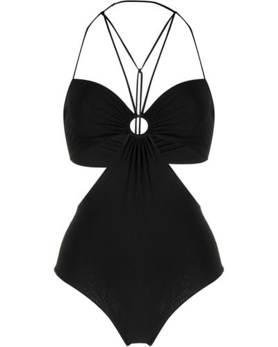 Nensi Dojaka Cut-out Swimsuit - Black
