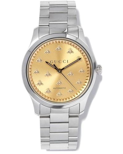 Gucci Stainless Steel G-timeless Multibee Watch - Men's - Stainless Steel/sapphire Glass - White