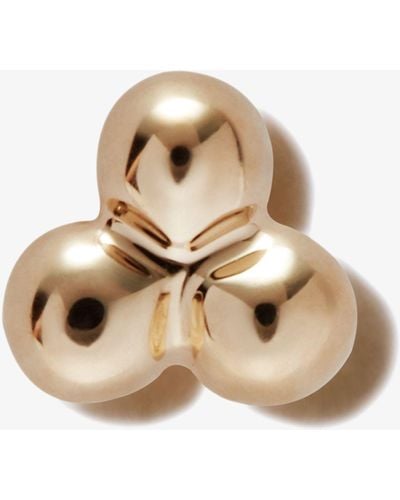 Maria Tash 18k Yellow Three Ball Trinity Earring - Metallic
