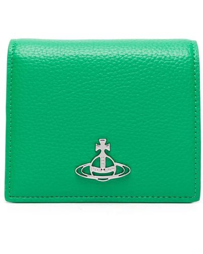 Vivienne Westwood Orb Faux-leather Wallet - Green