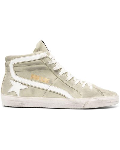 Golden Goose Slide High-top Trainers - White