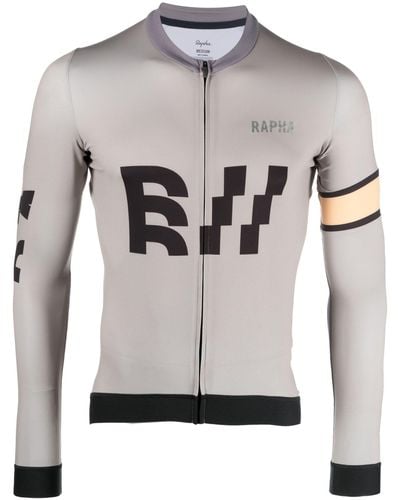 Rapha X Browns Gray Pro Team Training Cycling Jersey - Men's - Spandex/elastane/polyester