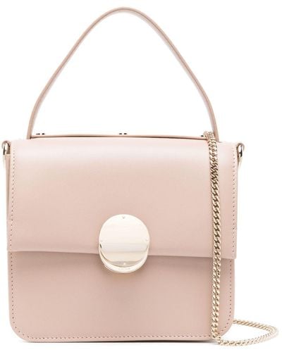Chloé Neutral Penelope Small Top Handle Bag - Pink