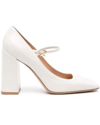 Gianvito Rossi Nuit Leather Pumps - White