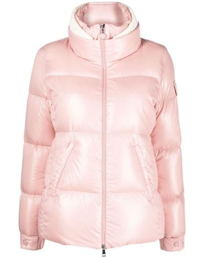 Moncler Coats - Pink