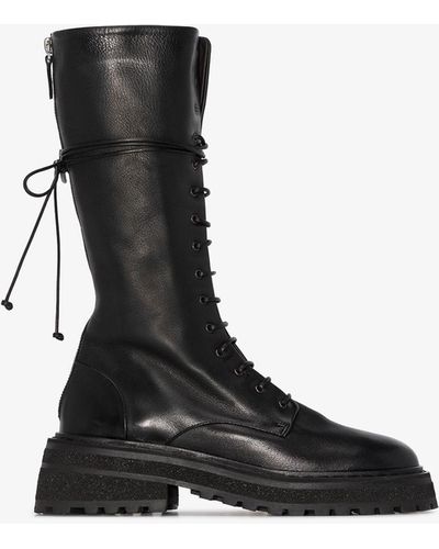 Marsèll Black Carro 28 Leather Boots