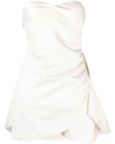 ROTATE BIRGER CHRISTENSEN Strapless Bridal Minidress - White