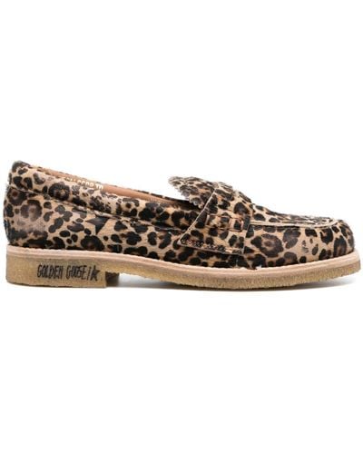 Golden Goose Jerry Leather Loafers - Brown