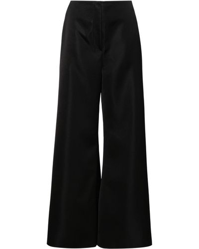 Nanushka Charis Wide-leg Trousers - Black
