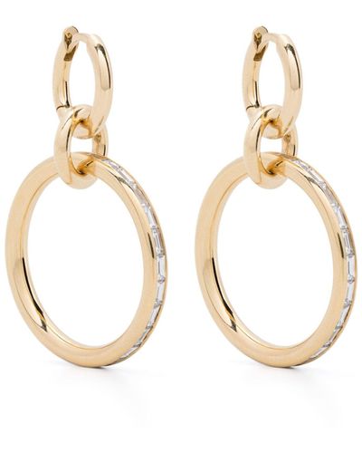 Spinelli Kilcollin 18k Yellow Taryn Diamond Hoop Earrings - Metallic