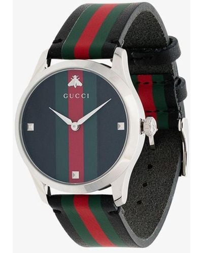 Gucci Stainless Steel G-timeless Watch - Black