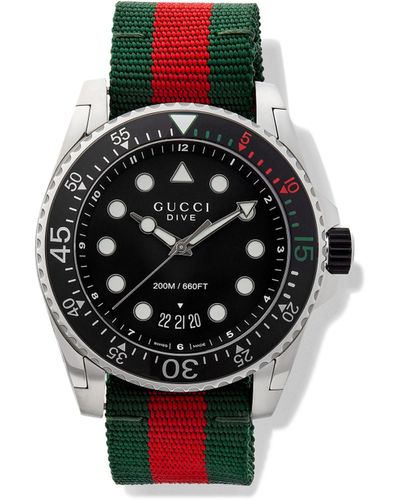 Gucci Dive Stainless Steel Watch - Metallic