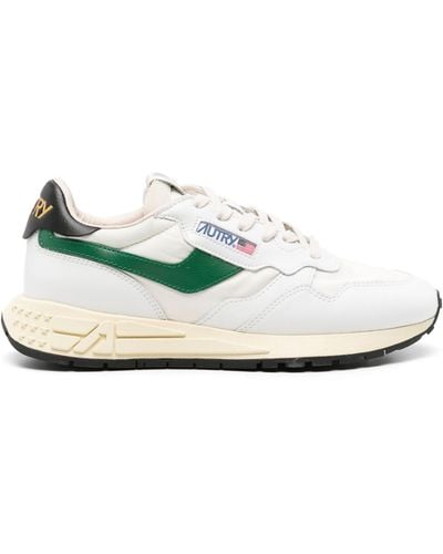 Autry Reelwind Panelled Trainers - White