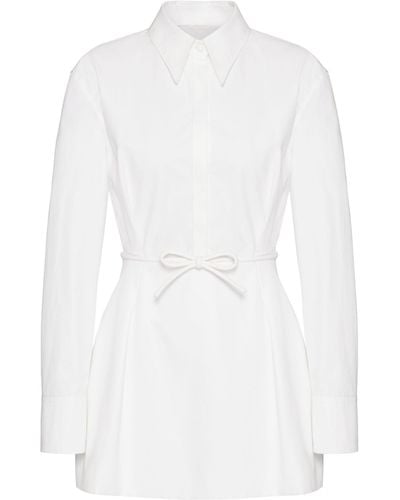 Valentino Garavani Belted Mini Dress - White