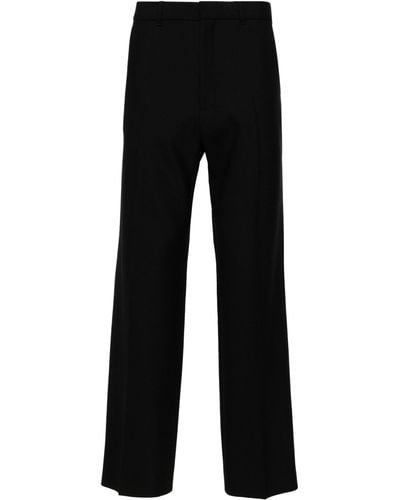 Casablancabrand Stretch Tailored Trousers - Men's - Polyester/virgin Wool/elastane/viscosecotton - Black