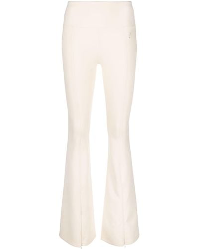 P.E Nation Neutral Full Force Flared leggings - Women's - Polyester/elastane - White
