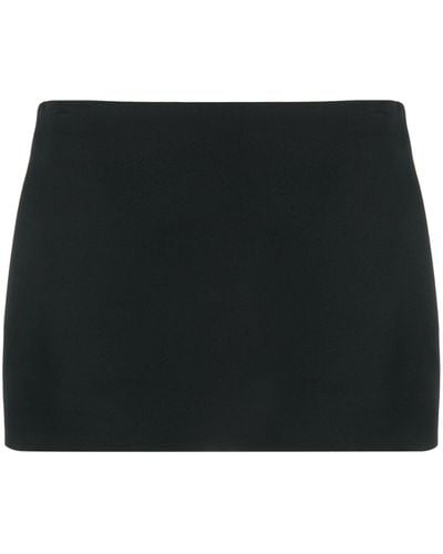 Khaite The Jett Mini Skirt - Black