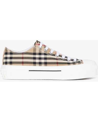 Burberry Vintage Check Low Trainers - Brown