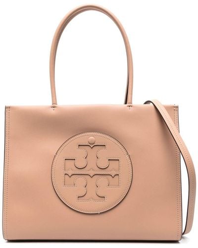 Tory Burch Neutral Ella Bio Small Faux-leather Tote Bag - Pink