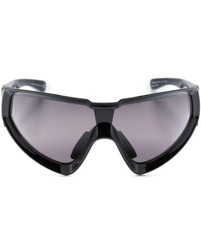 Moncler Moncler + Rick Owens - Wrapid Tinted Visor Sunglasses - Grey