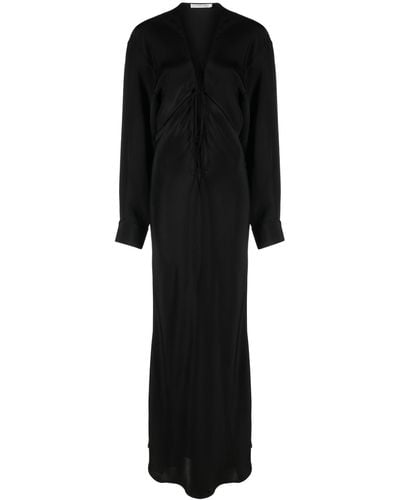 Christopher Esber Silk Long Dress - Black