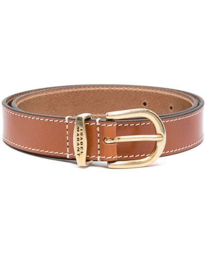 Isabel Marant Zadd Leather Belt - Women's - Calf Leather - Brown