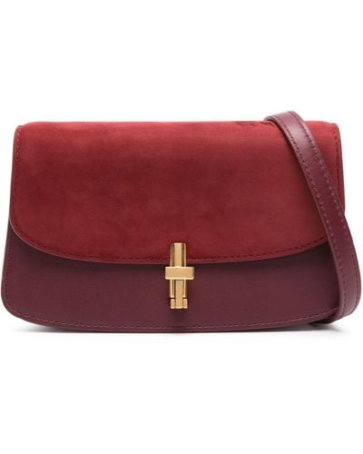 The Row E/w Sofia Leather Cross Body Bag - Red