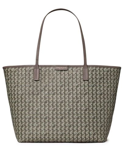 Tory Burch Small Ever-Ready Zip Tote - Grey