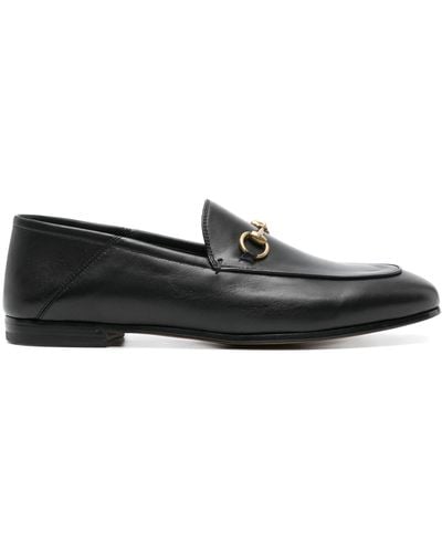 Gucci Brixton Horsebit Leather Loafer - Black