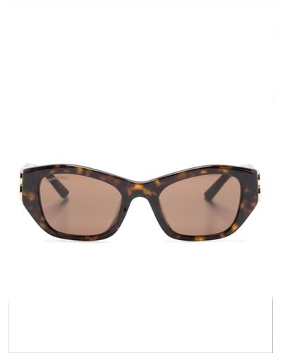 Balenciaga Dynasty Square-frame Sunglasses - Brown