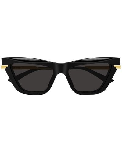 Bottega Veneta Tinted Cat-eye Sunglasses - Black