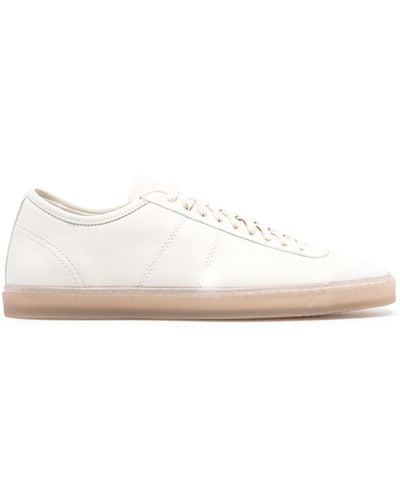 Lemaire Neutral Linoleum Leather Trainers - White
