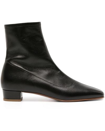 BY FAR Este 30 Leather Ankle Boots - Women's - Calf Leather/rubber - Black