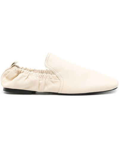 A.Emery Neutral The Delphine Leather Loafers - Natural