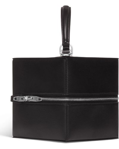 Balenciaga Small 4x4 Boxy Tote Bag - Black