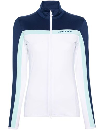 J.Lindeberg And Blue Janice Mid-layer Track Jacket