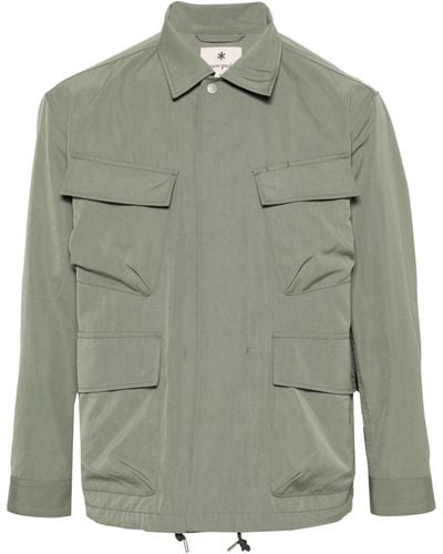 Snow Peak Takibi Shirt Jacket - Men's - Aramid/polyester - Green