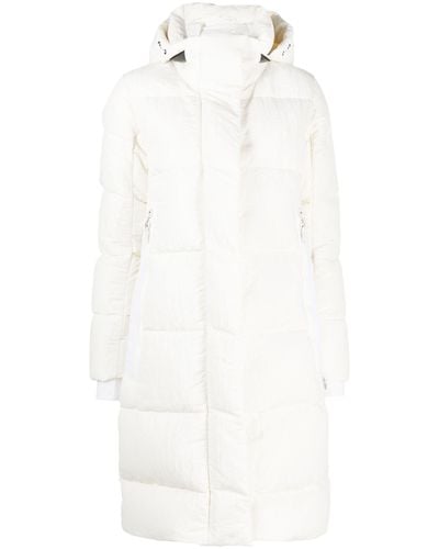 Canada Goose Byward Hooded Quilted Coat - Women's - Polyester/duck Down/polyamide/duck Feathers - White